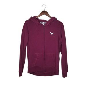 Pink Victoria’s Secret Womens Full Zip Hoodie XS